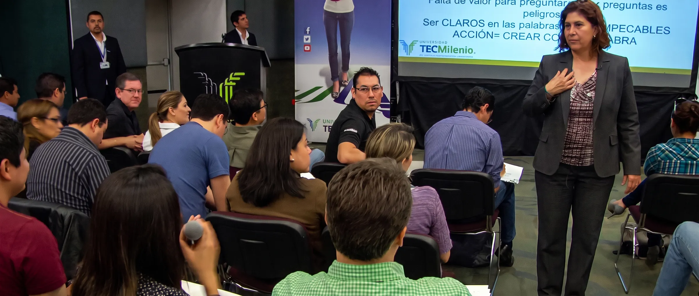 Taller de coaching impartido en la Universidad TecMilenio